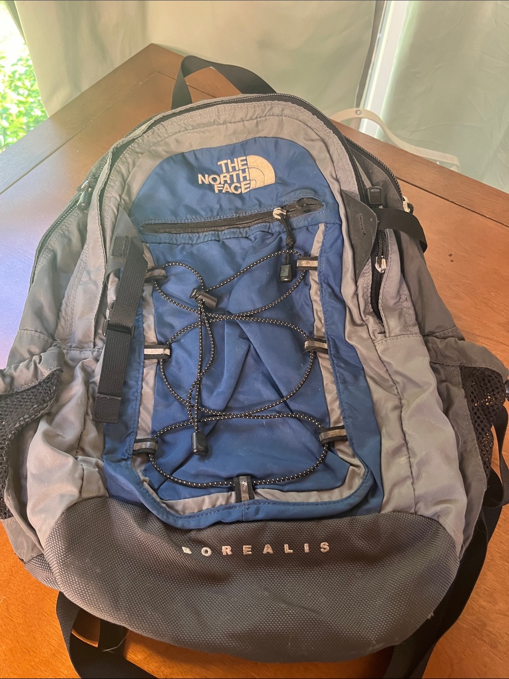 The North Face Borealis Blue and Gray Men's Backpack